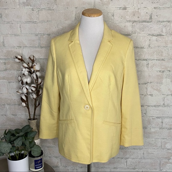 The Limited Jackets & Blazers - The Limited | Yellow Suit Blazer